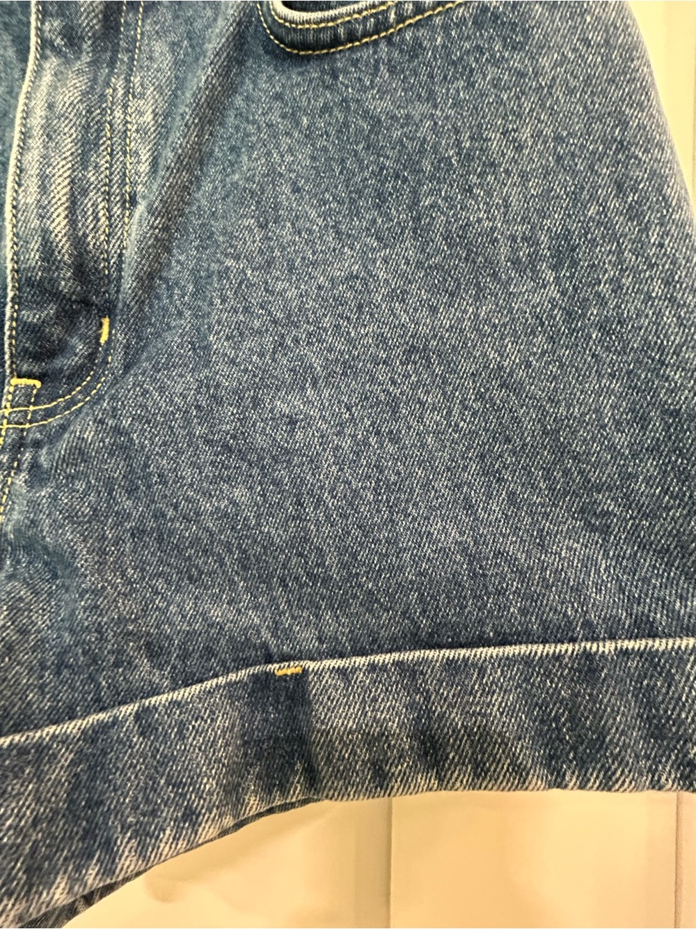 Vintage American Apparel High Waisted Denim Shorts Size 29 - Picture 3 of 8